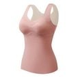 thumbnail image 1 of Lovzfmll Women's Fashion Thermal Tank with V-Neck, Chest Cushion with Self-Heating Technology for Cold Weather Protection, 1 of 4