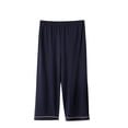 thumbnail image 1 of Lovzfmll Women's Lounge Pants, Cropped Wide Leg Capris with Pockets, Stretchy Elastic Waist Palazzo Pants, Athletic Casual Pajamas Pants, 1 of 6