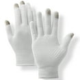 thumbnail image 1 of Lovzfmll Women's Touchscreen Gloves, Sun Protection Sports Gloves, Breathable Knit with Non-Slip Grip for Driving and Outdoor Activities, White, 1 of 3