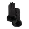 thumbnail image 1 of Lovzfmll Women's Touchscreen Gloves, Winter Wool Gloves with Fleece Lining, Outdoor Cold Proof for Smartphone Use, Wind Resistant Knit, Black, 1 of 3