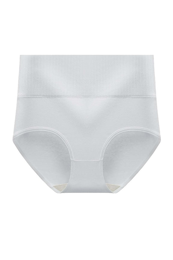 Women's Underwear High Waist Briefs, Plus Size Fashion Cotton Panties, Comfort Fit with Full Coverage Support