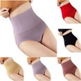 thumbnail image 1 of Lovzfmll Women's Underwear, High Waist Compression Shorts, Plus Size Warm Belly Hip Lift Panties, Breathable Tummy Control Underwear with Waist Trimming, 1 of 9