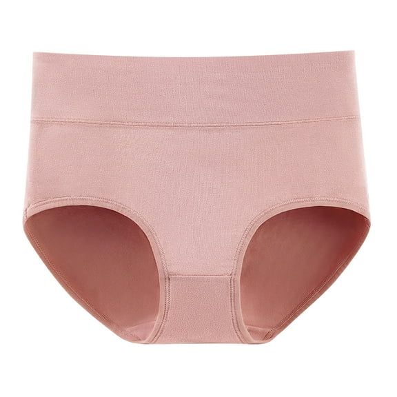 Lovzfmll Women's Underwear, High Waist Cotton Briefs, Plus Size Tummy Control Panties, Breathable Butt Lifting Comfort Underwear with Full Coverage