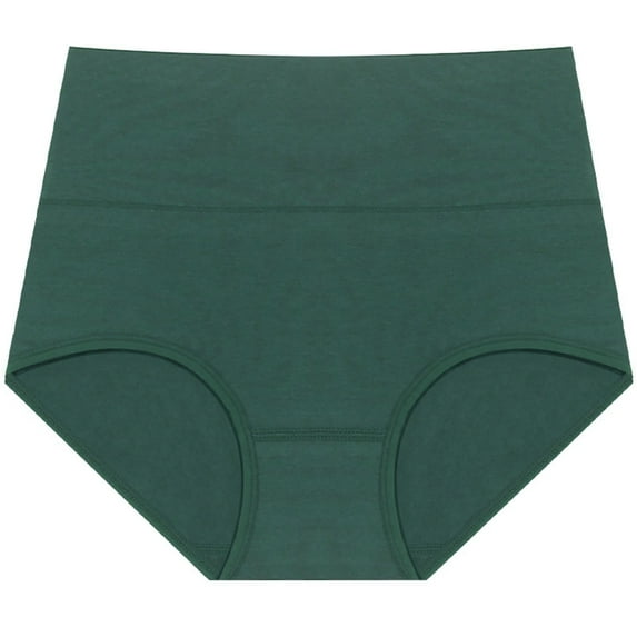 Lovzfmll Women's Underwear, High Waist Plus Size Panties, Cotton Comfort Briefs, Everyday Wear Underwear with Soft Elastic Waistband