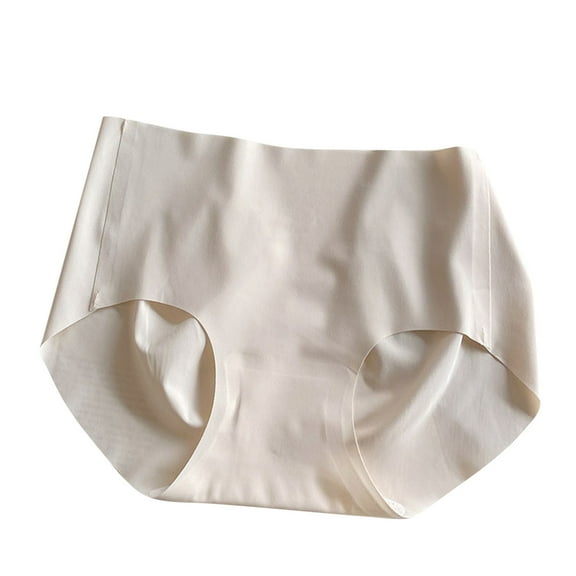Lovzfmll Women's Underwear, Ice Silk Seamless Panties, Peach Butt Lifting Briefs, Breathable Comfort Antibacterial Underwear