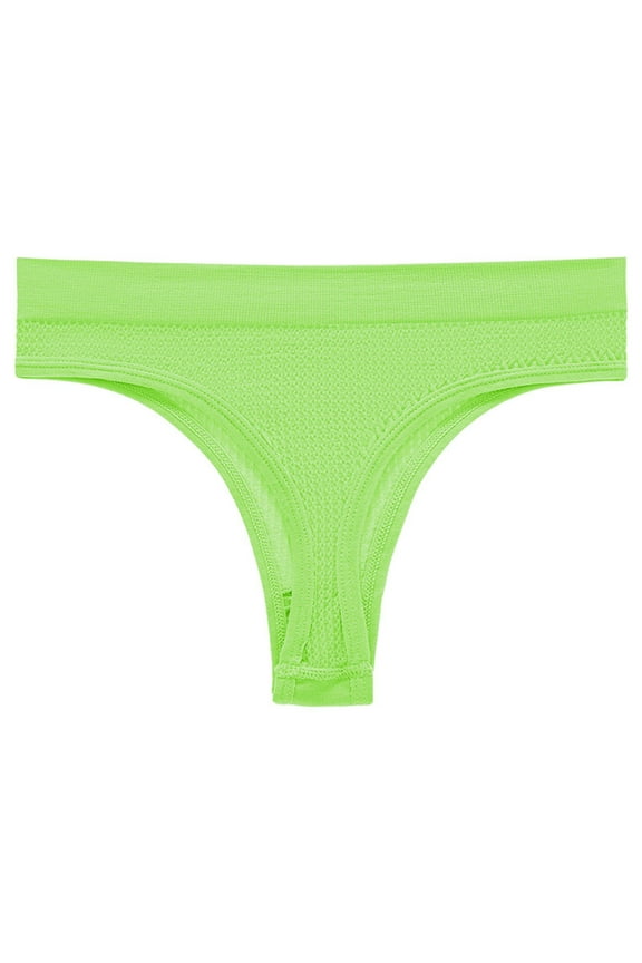Women's Underwear, Seamless Thong Panties, Comfort Breathable G-String, Sports Fitness Underwear Briefs