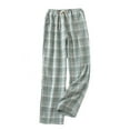 thumbnail image 1 of Lovzfmll Women's Wide Leg Pants, Casual Plaid Palazzo Pants, Soft Full Length Lounge Trousers, Fasll Fashion Clothes, 1 of 2