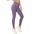 thumbnail image 1 of Lovzfmll Yoga Leggings for Women, Quick-Dry Stretch Active Fit, Slim Ankle Length Leggings Purple, L, 1 of 6