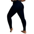 thumbnail image 1 of Lovzfmll Yoga Pants, Women Oversized Pockets For Quick Drying Tight Fitting Elastic Comfortable Fitness Pants Yoga Pants, Navy 5XL, 1 of 6