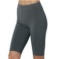 thumbnail image 1 of Lovzfmll Yoga Shorts for Women, High Waist Slim Leg Solid Color Short Sport Pant, Active Workout Pant, Cycling Pant for Women, Black L, 1 of 5