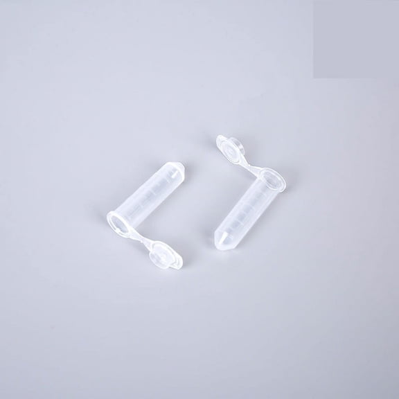 Low-Absorption Microcentrifuge Tubes Natural Brown with Graduations and Frosted Writing Area