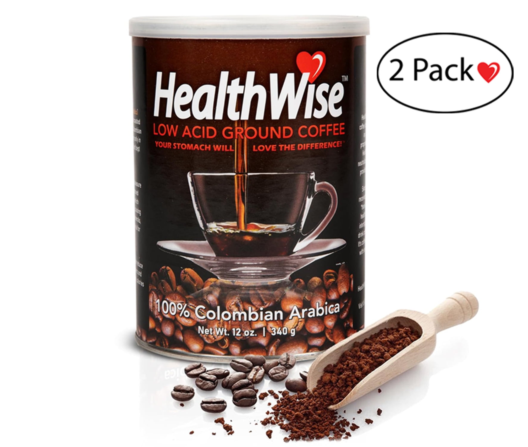 HealthWise Low Acid 100% Colombian Gourmet Supremo