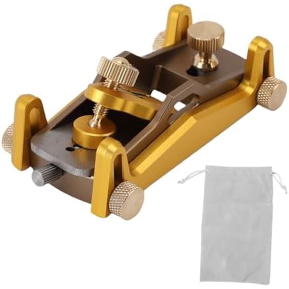 Low Angle Block Plane,Adjustable Precision Hand Planer for Woodworking High Carbon Steel with Fixed Thickness Control$$Tools & Hardware Other