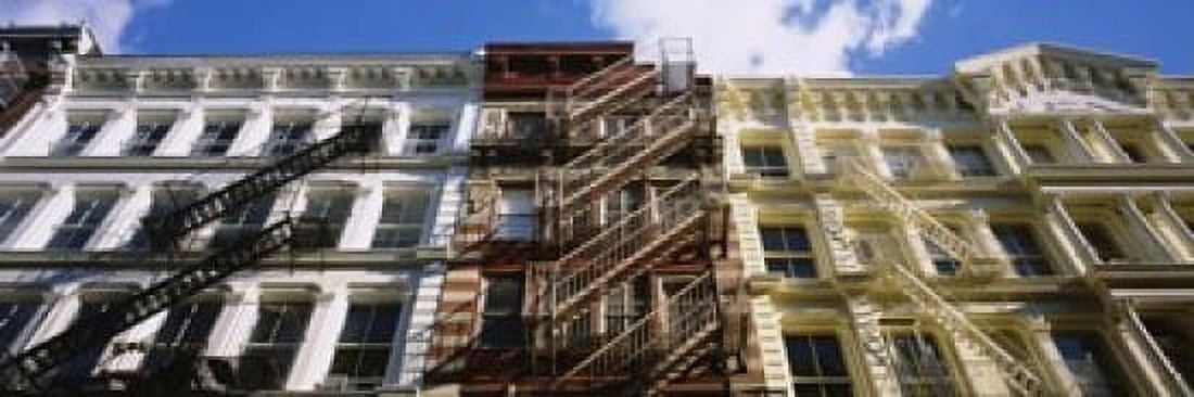 Low Angle View Of A Building Soho Manhattan NYC New York City New York State USA Canvas Art - Panoramic Images (18 x 6)