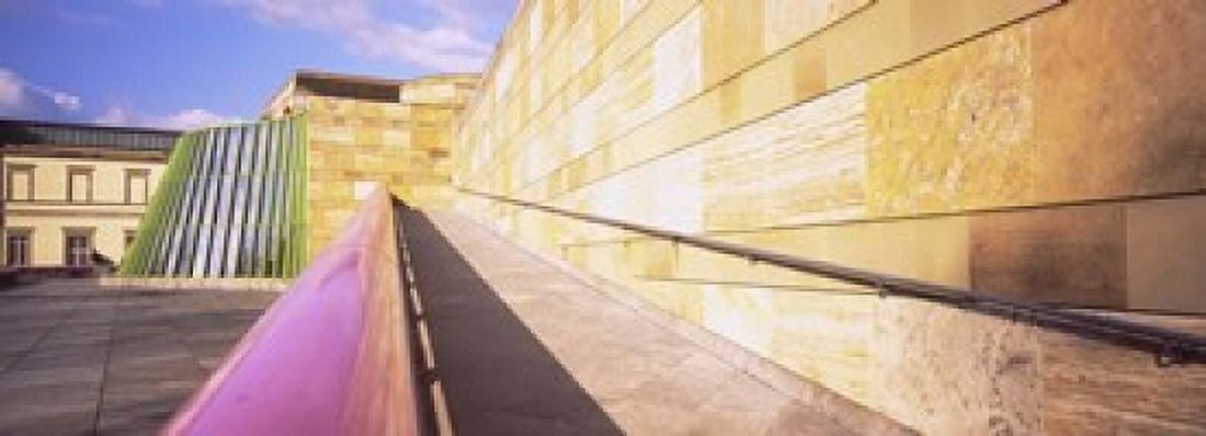 Low Angle View Of An Art Museum Staatsgalerie Stuttgart Germany Canvas Art - Panoramic Images (18 x 7)