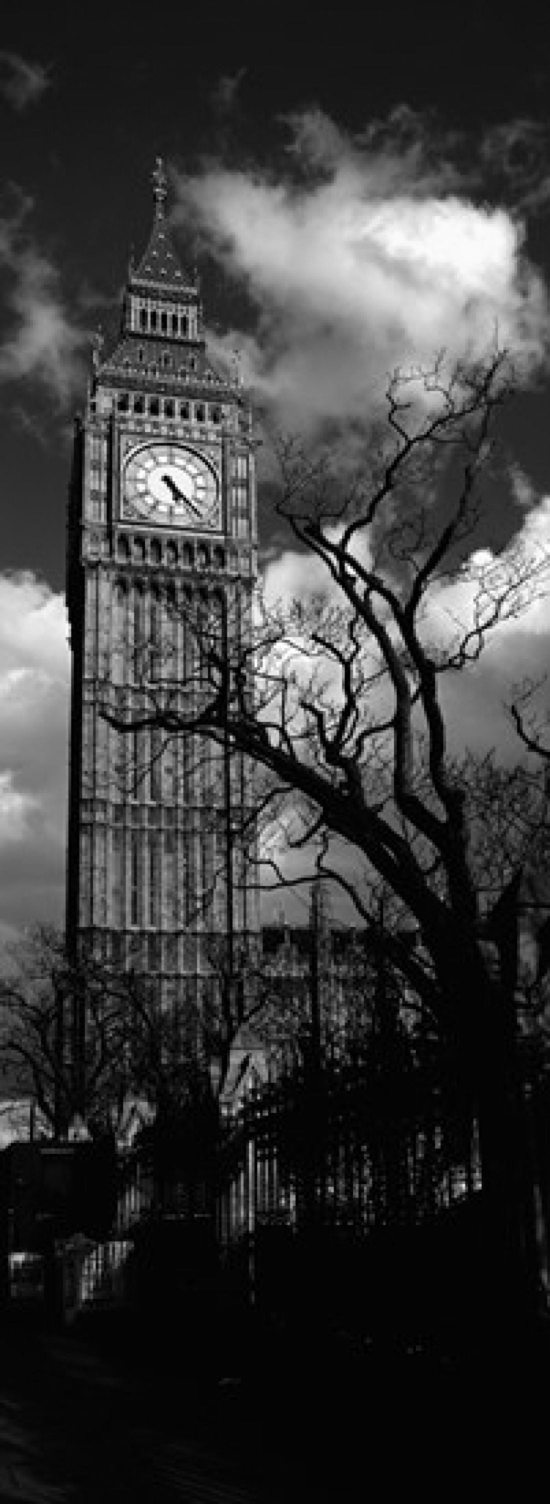 Low Angle View Of Big Ben London England United Kingdom Canvas Art - Panoramic Images (18 x 7)