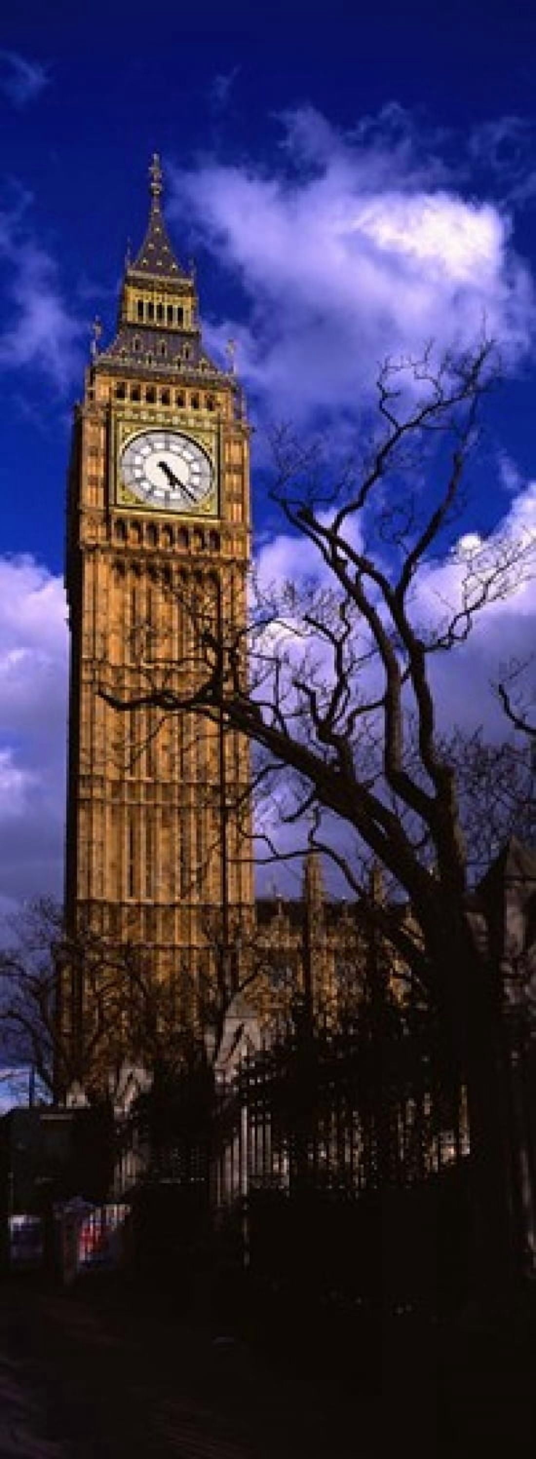 Low Angle View Of Big Ben London England United Kingdom Canvas Art - Panoramic Images (36 x 13)