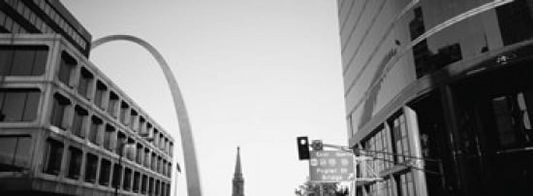 Low Angle View Of Buildings St Louis Missouri USA Canvas Art - Panoramic Images (18 x 7)