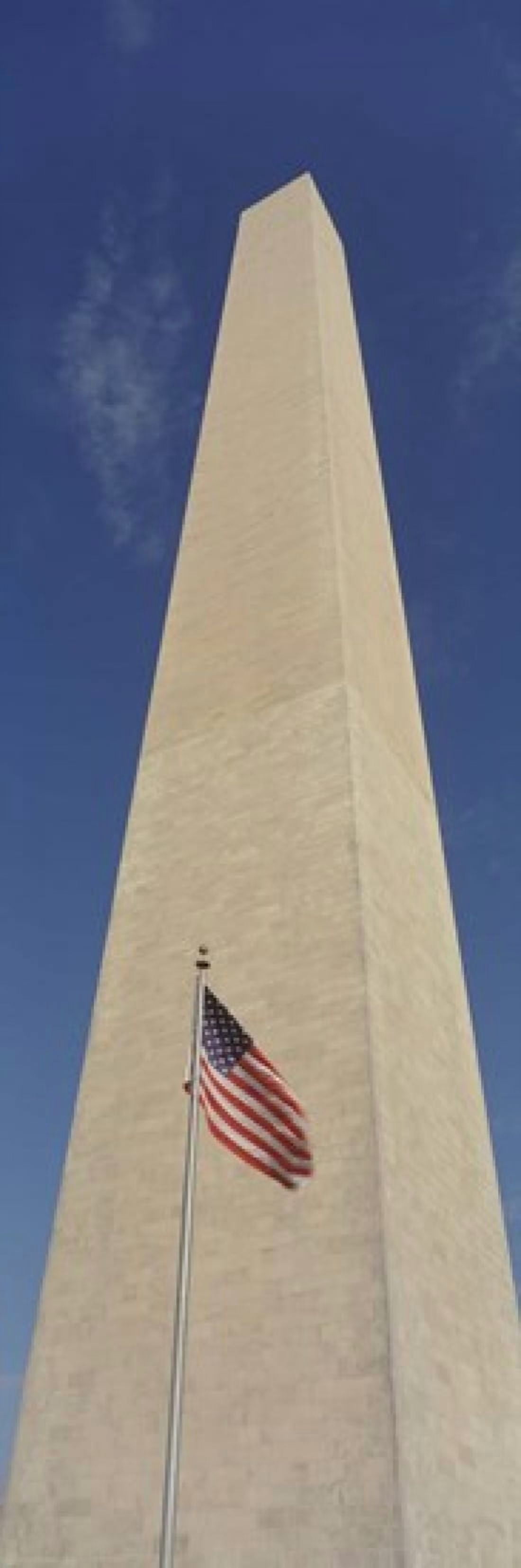 Low Angle View Of The Washington Monument Washington DC District Of Columbia USA Canvas Art - Panoramic Images (36 x 12)