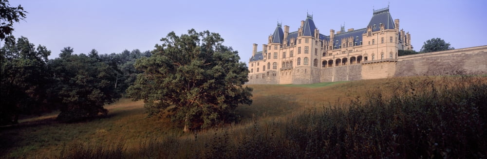 Low Angle View of a mansion Biltmore Estate Asheville North Carolina USA Canvas Art - Panoramic Images (36 x 12)