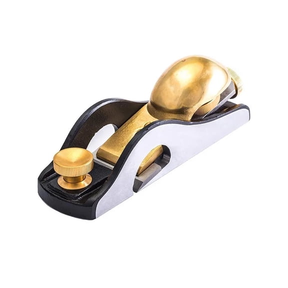 Low Angle Wood Planer Iron Hand Pushing Planer European Style Tenon Trimming Short Planer Woodworking Smooth Shaving Hand Tools ,Adjustable Design