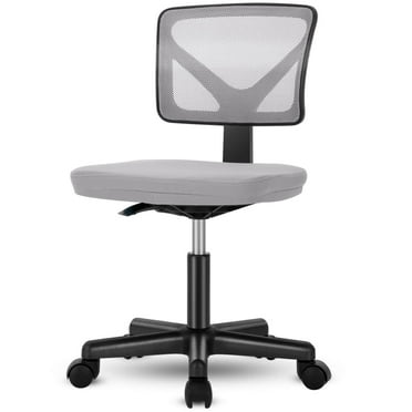 Alvantor Low-Back Mesh Office Chair with Lumbar Support, Armless Swivel Rolling Chair