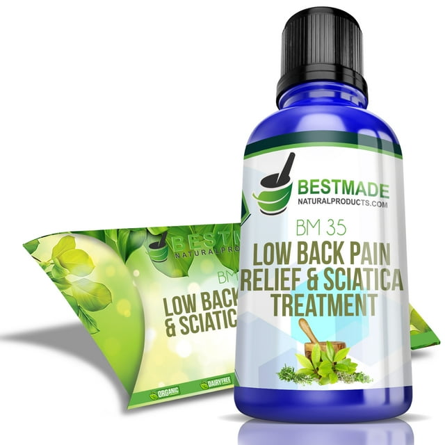 Low Back Pain Relief & Sciatica Treatment (BM35) by BestMade Natural