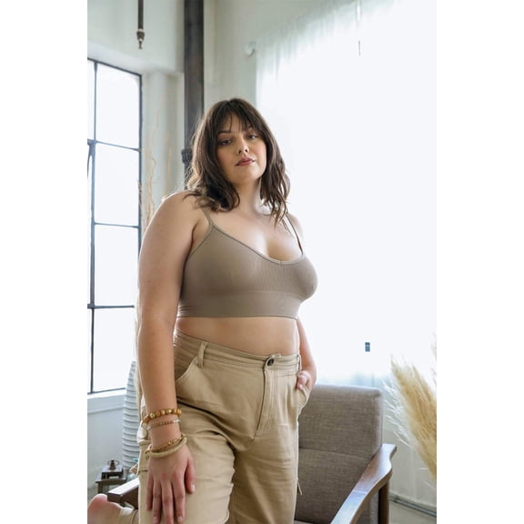 Low Back Seamless Bralette Plus