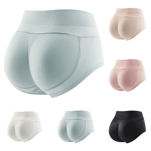 Low Back Shapewear Shorts for Women Tummy Control Butt Lifting Body Shaper Panties Underwear (Light Blue,XL)