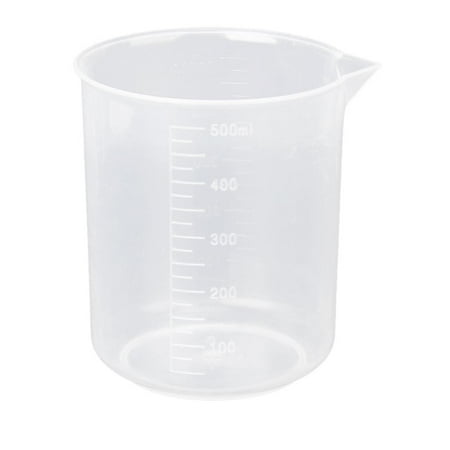 Low Beaker (50-500ml)- Chemistry  Transparent Cup, Thickened with - 500ml