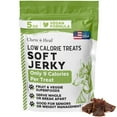 thumbnail image 1 of Chew + Heal Low Calorie Dog Healthy Jerky Treats - 5 oz of Plant Based Natural Dog Treats, 1 of 9