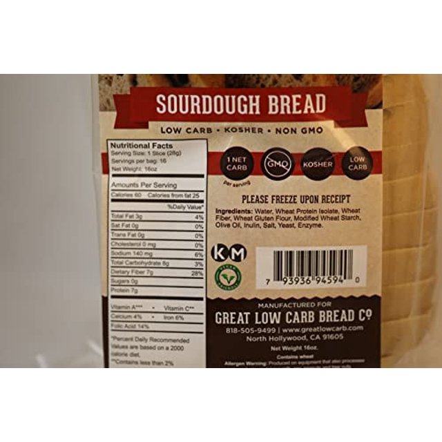 Low Carb and Keto Sourdough Bread 3 Loaves Great Low Carb Bread Company