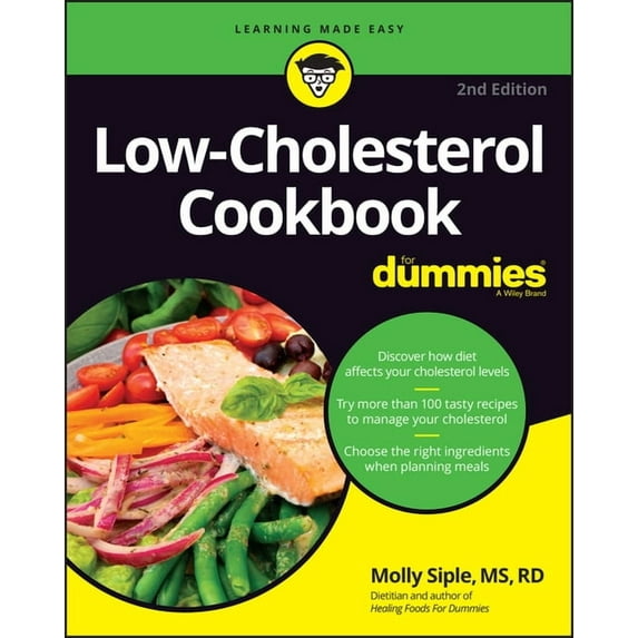 Low-Cholesterol Cookbook for Dummies, (Paperback)