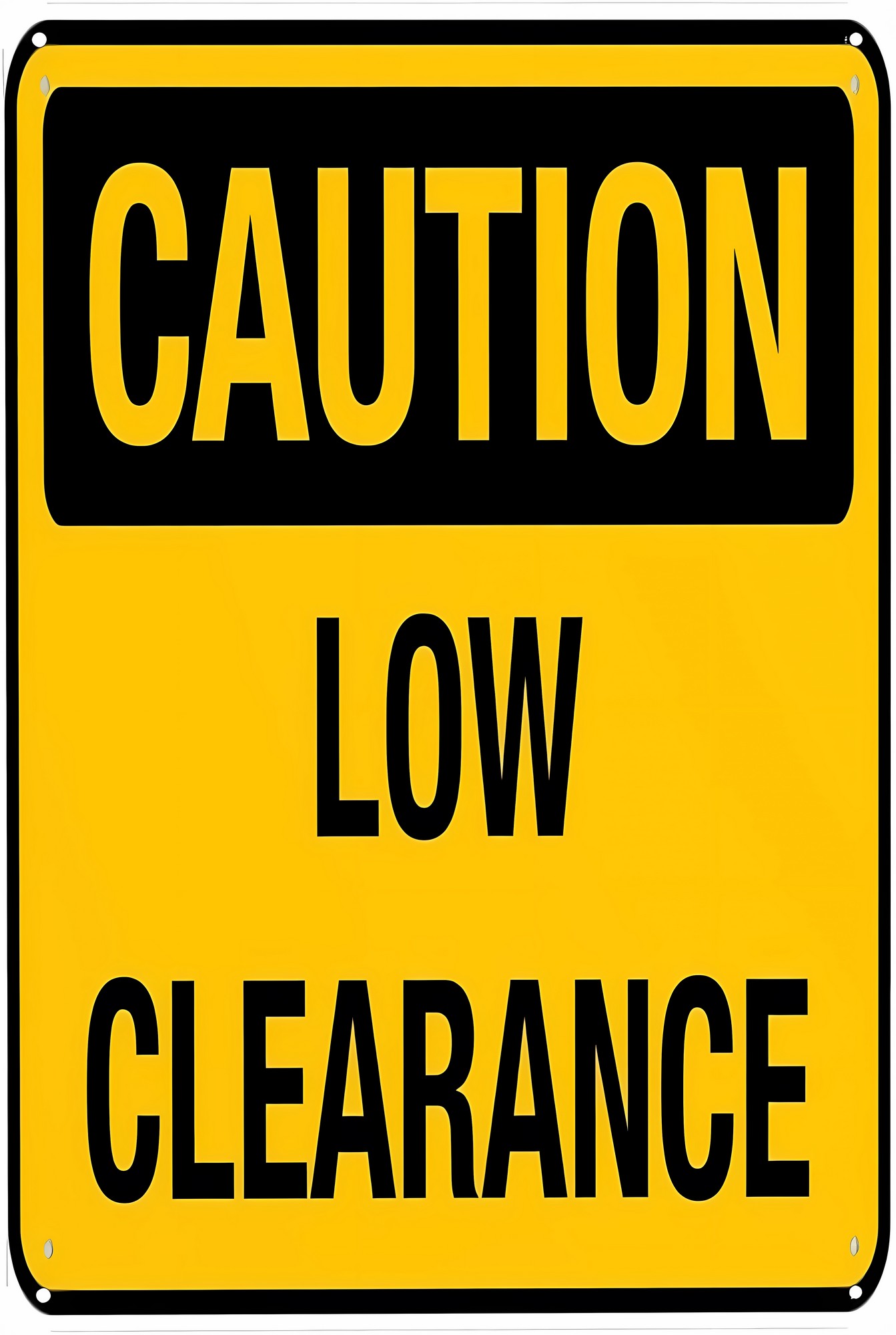 Low Grade Sign Low Clearance Sign - 8