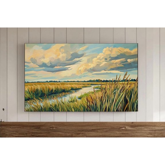 Low Country Marsh Wall Art Landscape Decor Living Room Bedroom Office