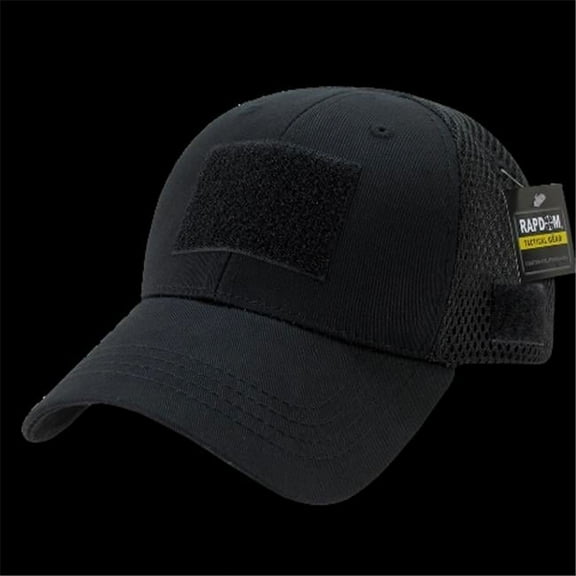 Low Crown Mesh Tactical Caps, Black