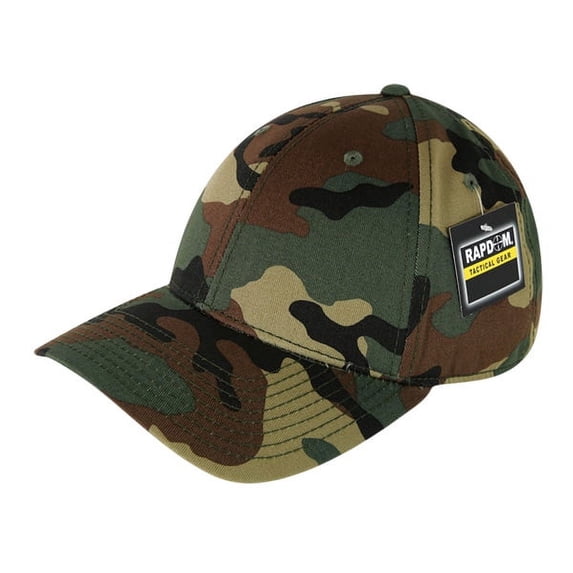 Low Crown Structured Camo Cap, Woodland