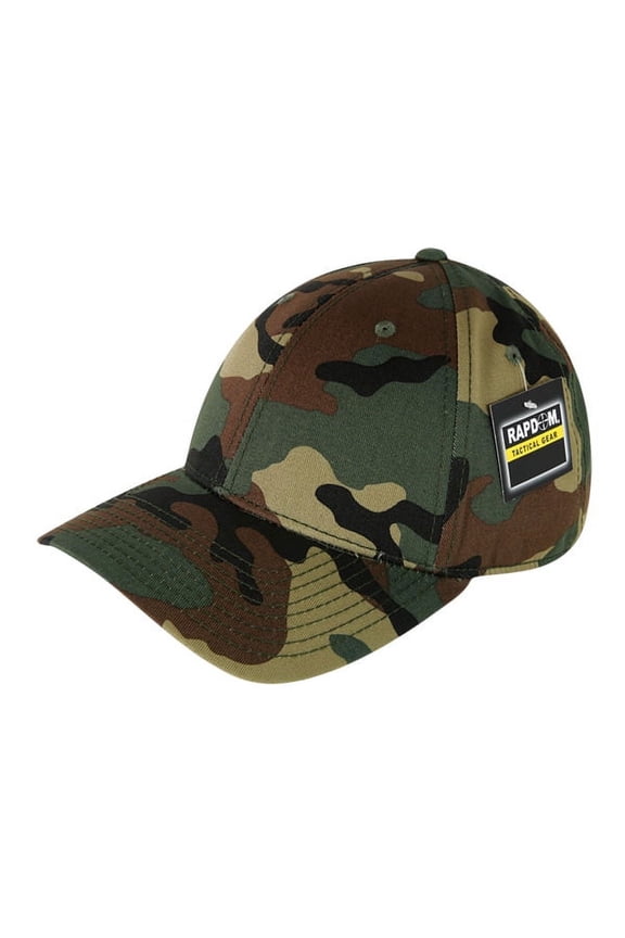 Low Crown Structured Camo Cap, Woodland
