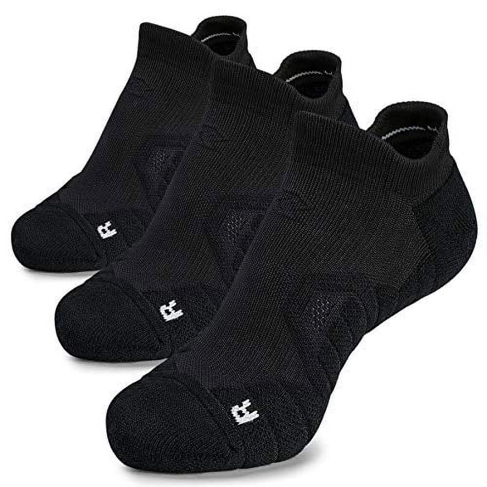 Hylaea Athletic Running Socks Cushion Padded Moisture Wicking Low