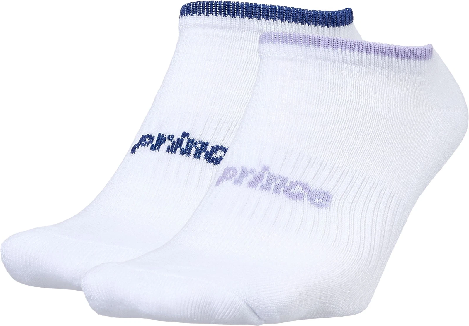 FORGE Low Cut Socks Prince Women Tennis 2 Pack, Medium, Icy Purple