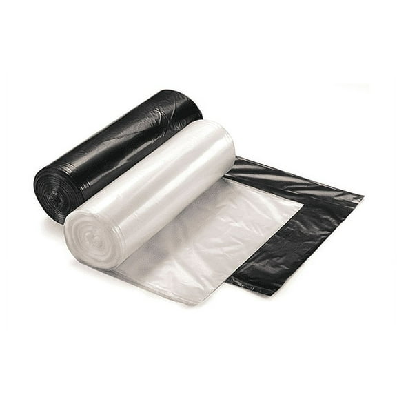 Low-Density Blk Can Liners, 33 Gal, 33" x 39", 25 Rolls of 6 - Case of 150 Bags