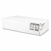 Low-Density Commercial Can Liners, 60 gal, 1.5 mil, 38" x 58", Black, Interleaved Roll, 20 Bags/Roll | Bundle of 2