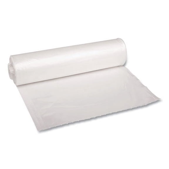 Low Density Repro Can Liners, 33 Gal, 1.4 Mil, 33" X 39", Clear, 10 Bags/roll, 10 Rolls/carton | Bundle of 2 Cartons