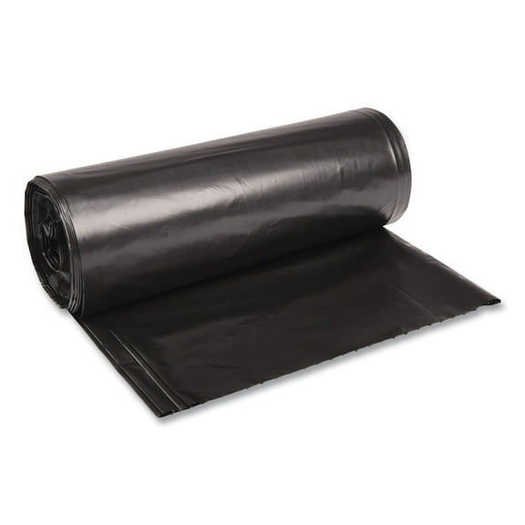 Boardwalk Super Extra-Heavy Grade Can Liners 38 x 58 1.6 Mil 60gal Black 4 Rolls/CT 523