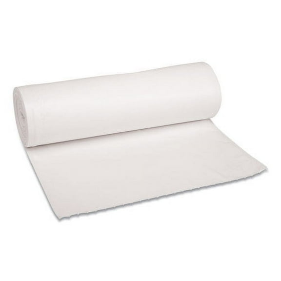 Low-Density Waste Can Liners, 60 Gal, 0.6 Mil, 38" X 58", White, 100/carton | Bundle of 2 Cartons