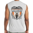 thumbnail image 1 of Low Deuce Motorcycle Shirts for Men Sleeveless Biker Shirt Soft and Lightweight Mens Biker T Shirts, Motorcycle Shirt White (S), 1 of 2