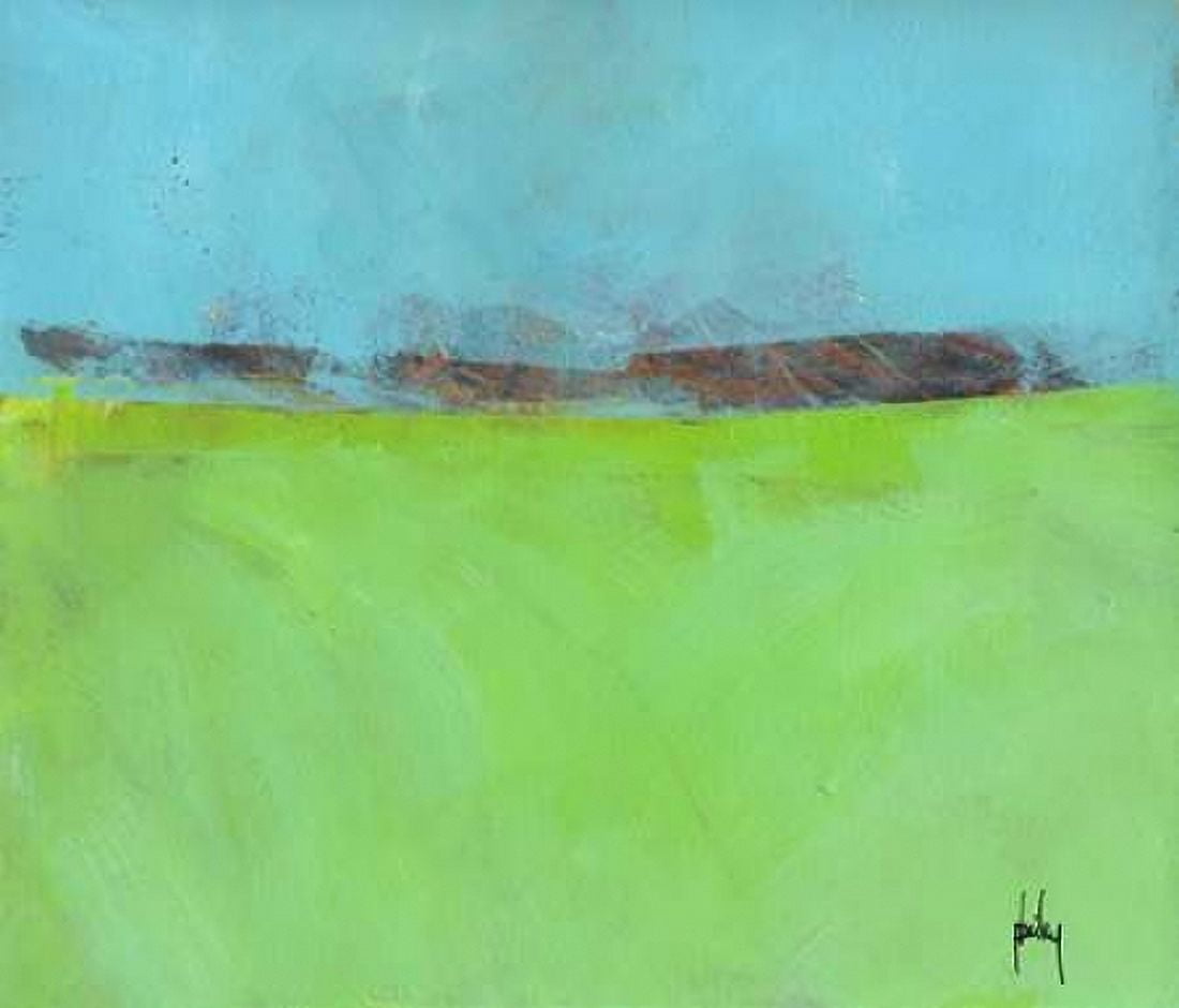 Low Distant Hills Canvas Art - Paul Bailey (24 x 24)