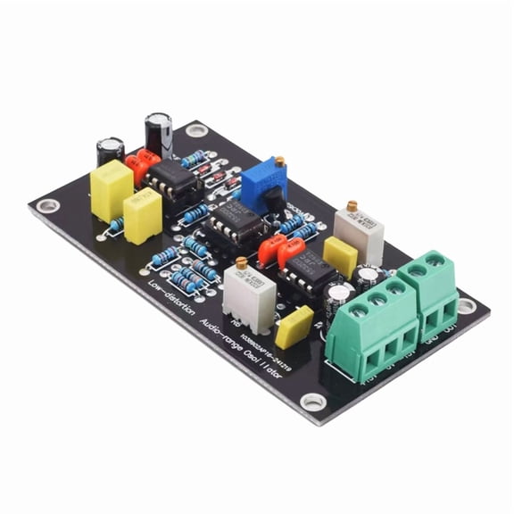 Low Distortion Coefficient Sine Wave Oscillator Circuit Board Module, 1 Khz Oscillation Frequency,1 * Sine Wave Oscillator Circuit Board,Black