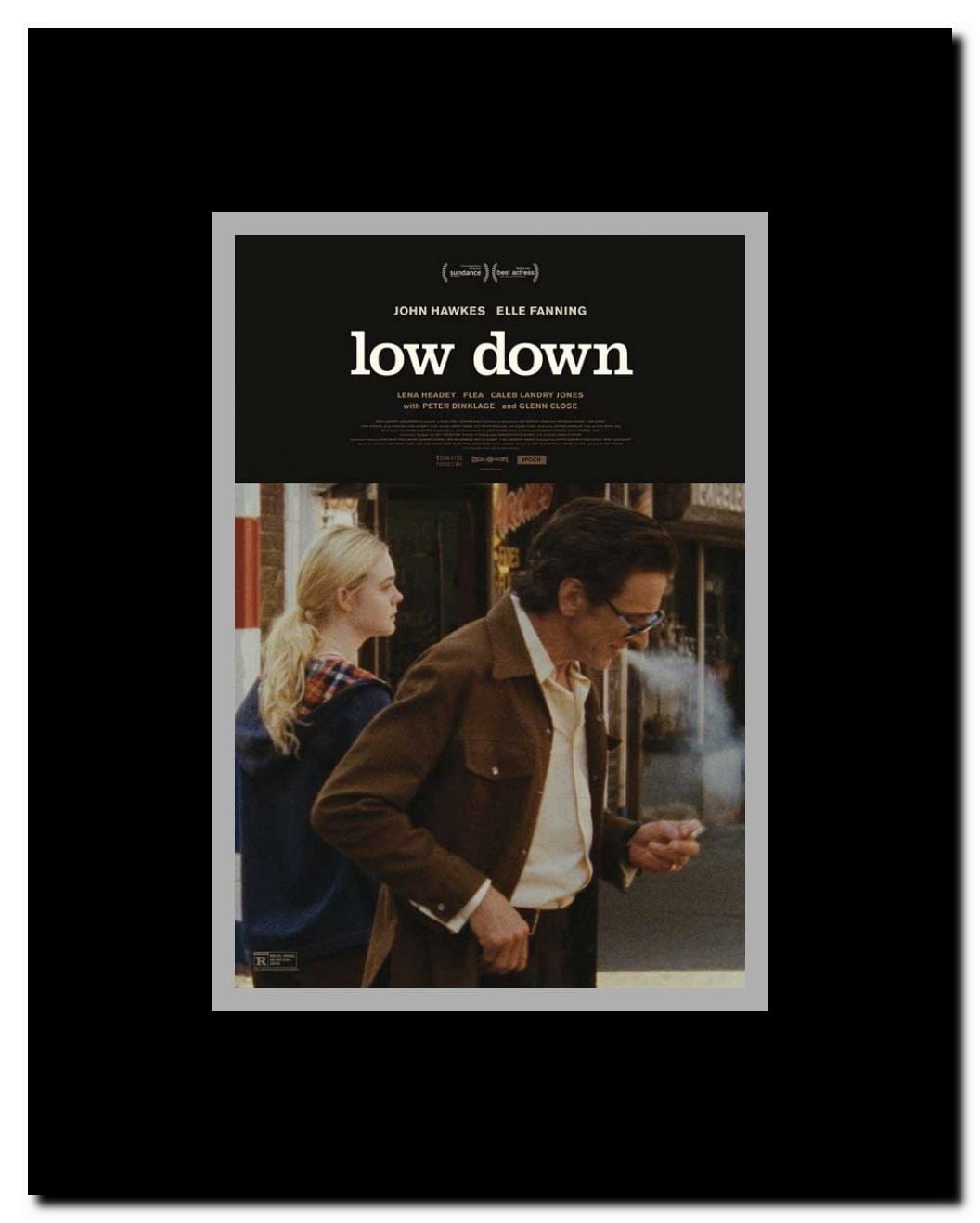 Low Down Framed Movie Poster