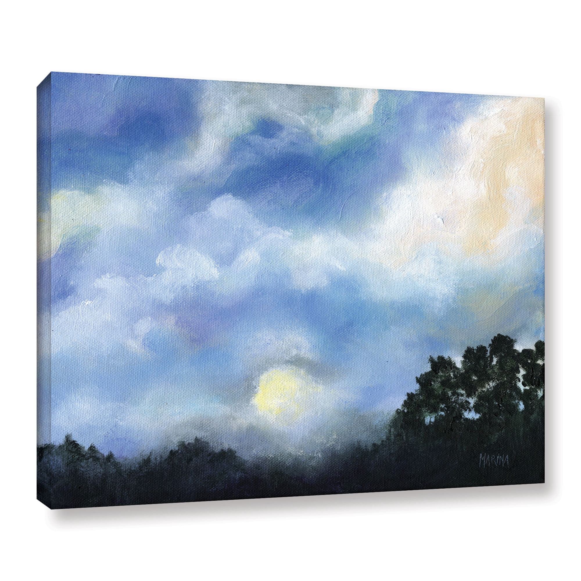 Low-Down-Sun Gallery Wrapped Canvas by Marina Petro